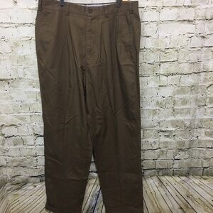 Daniel Cremieux Brown Pleated Dress Pants